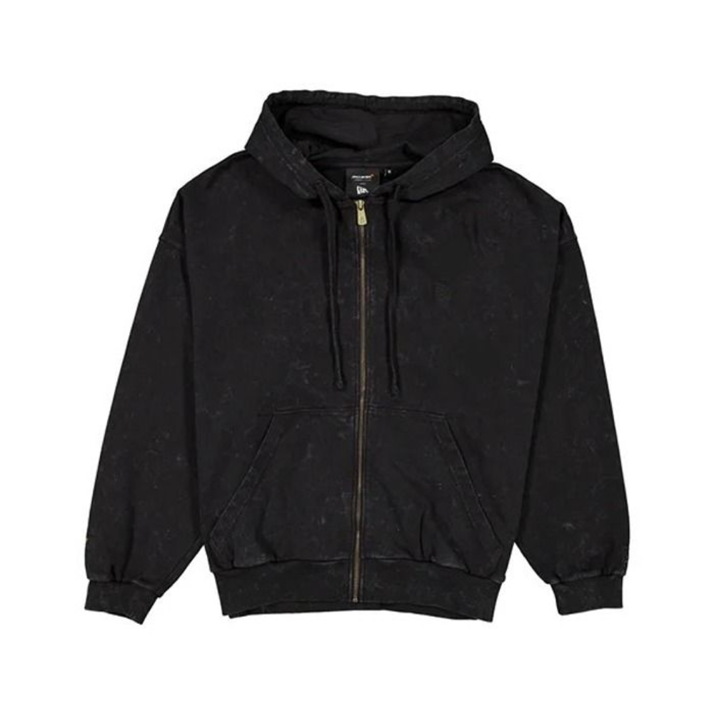 McLaren Racing Washed Black Oversized Full Zip Hoodie