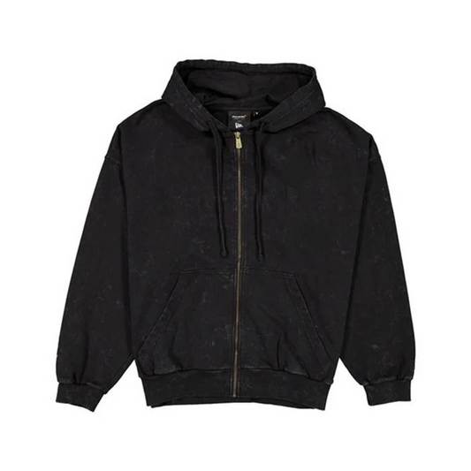 McLaren Racing Washed Black Oversized Full Zip Hoodie