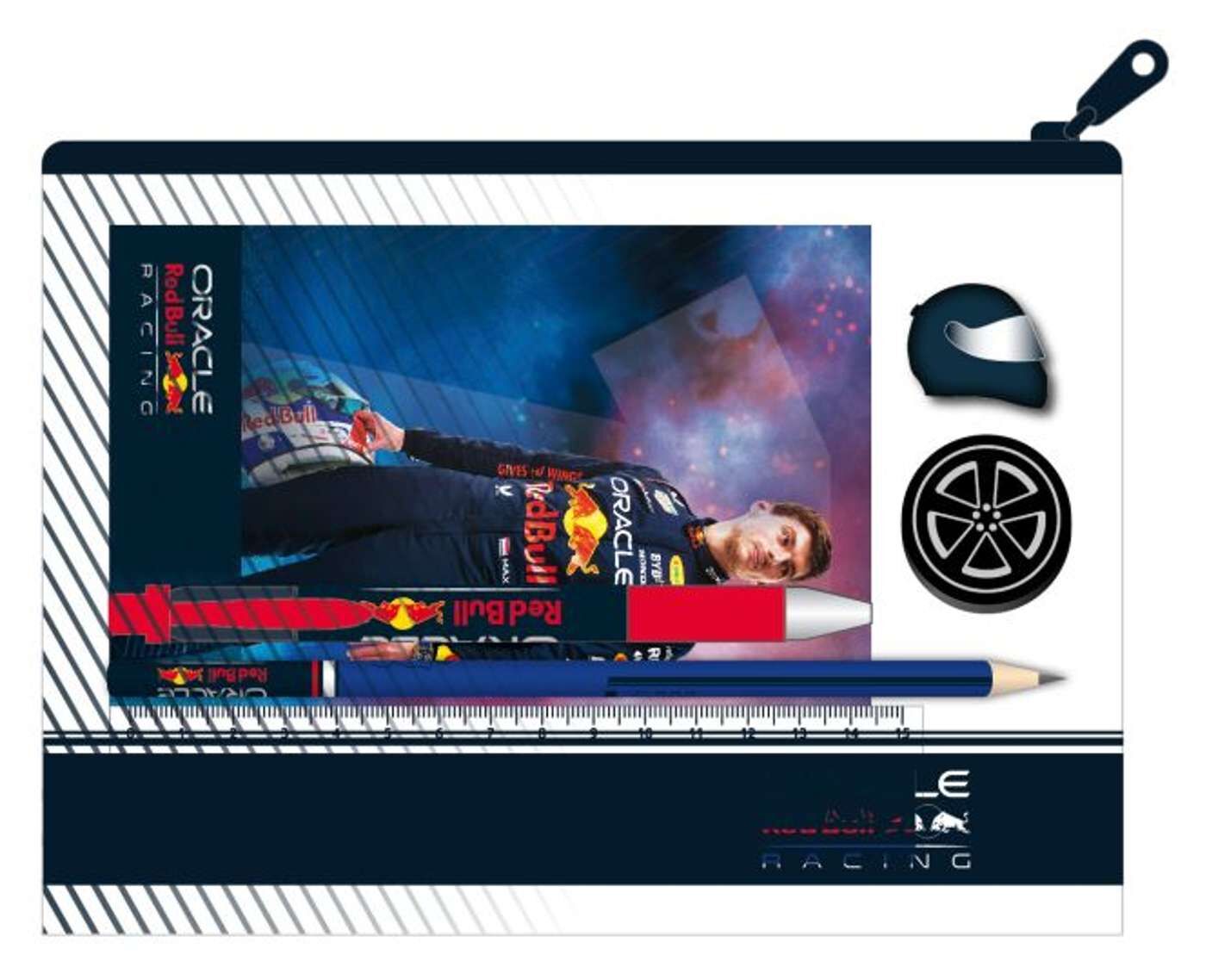 Red Bull Racing F1 Max Verstappen Writing Set in Bag
