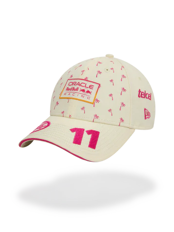 Red Bull Racing Miami Race Sergio Perez Off White 9FORTY Adjustable Cap