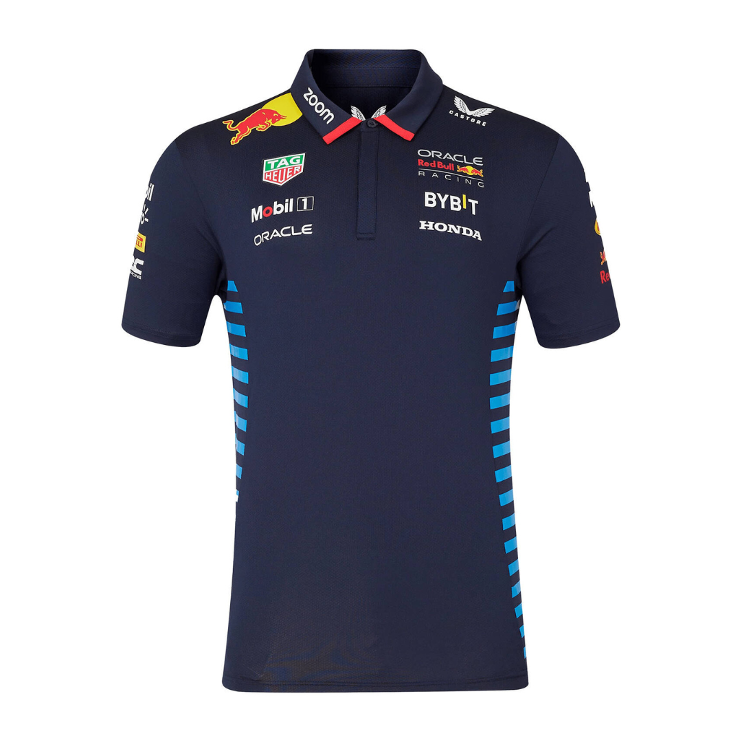Red Bull Racing F1 Men's 2024 Team Polo Shirt - Navy