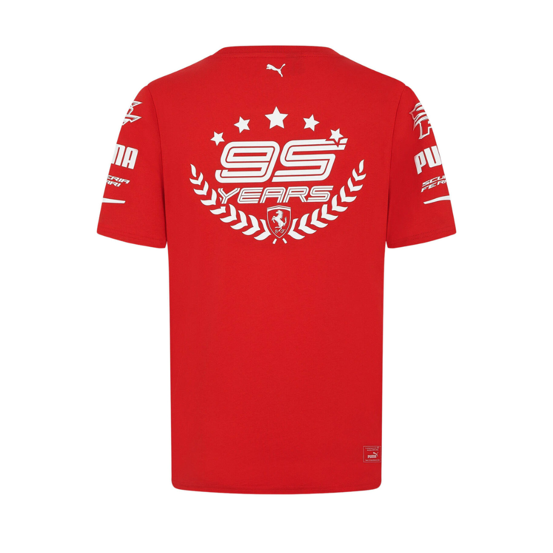 Scuderia Ferrari F1 Celebrating 95th Years T-Shirt - Red