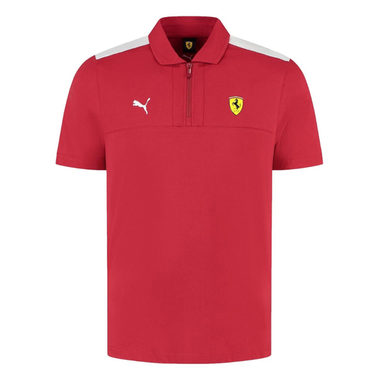 Scuderia Ferrari F1 Men's Classic Polo Shirt - Dark Cherry