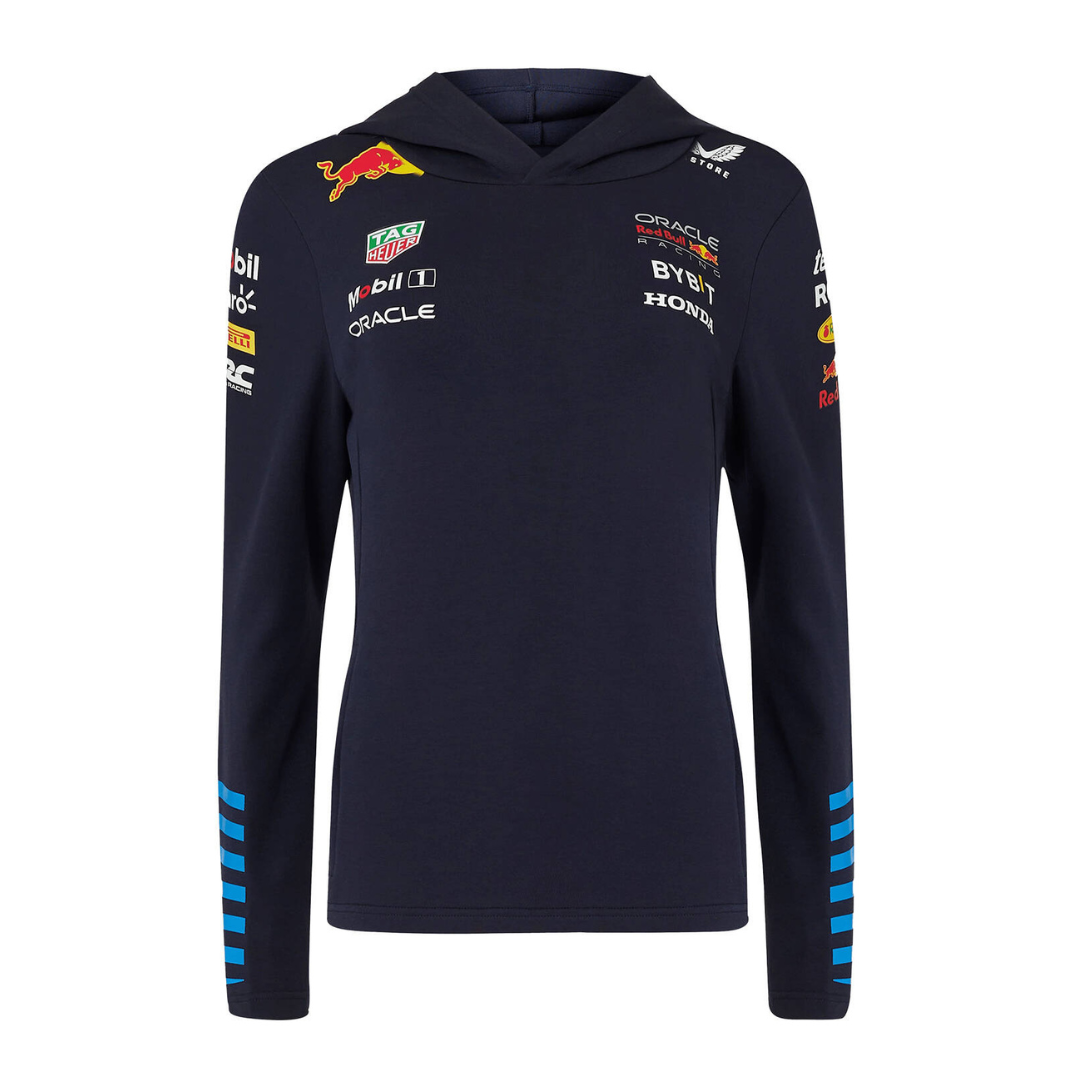 Red Bull Racing F1 Women's 2024 Team Pullover Hoodie - Navy