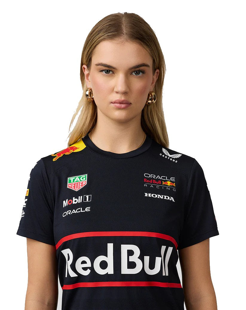 2025 Oracle Red Bull Racing Womens Teamline Set Up T-Shirt - Night Sky