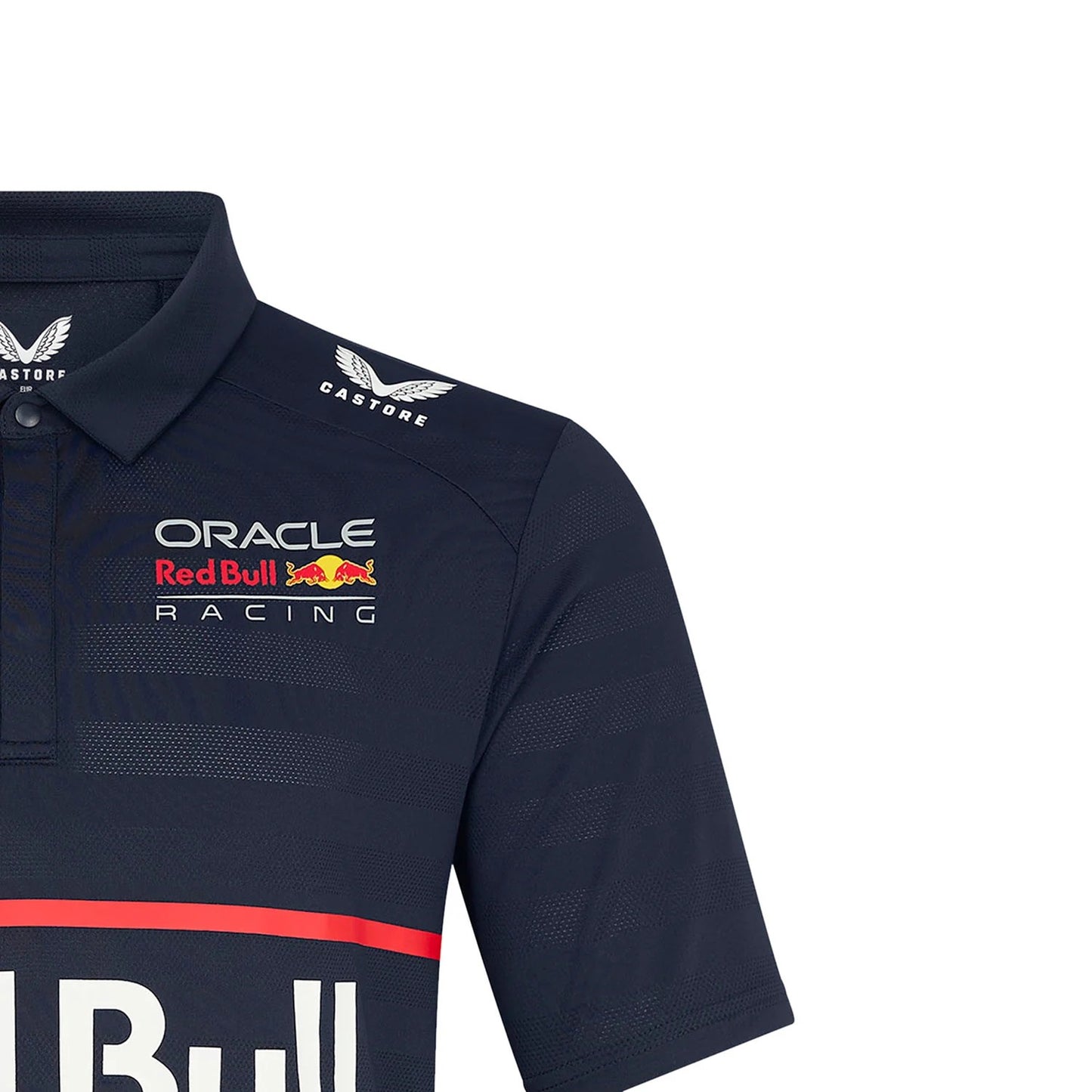 Oracle Red Bull Racing Mens Teamline Polo Shirt Max Verstappen - Night Sky