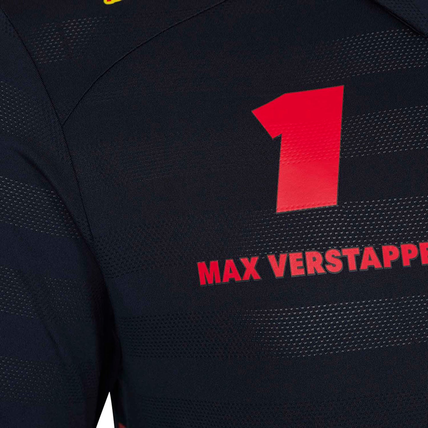 Oracle Red Bull Racing Mens Teamline Polo Shirt Max Verstappen - Night Sky