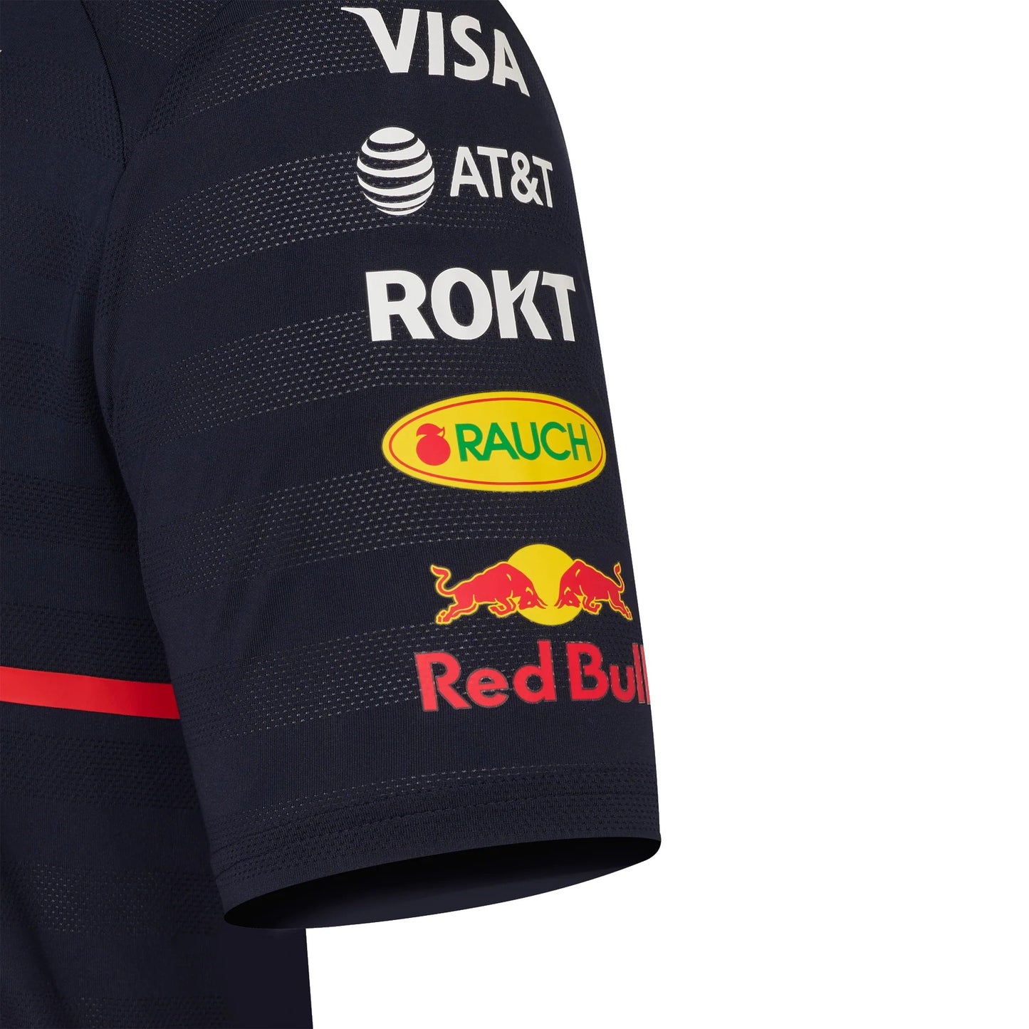 2025 Oracle Red Bull Racing Mens Teamline Short Sleeve Polo Shirt - Night Sky