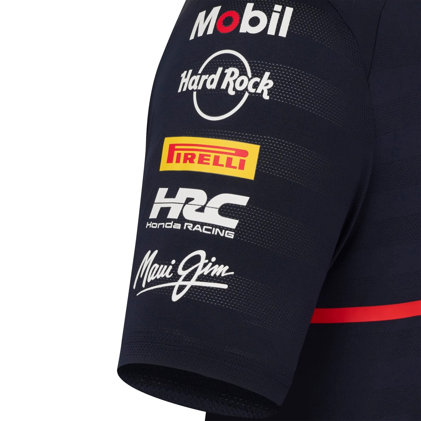 2025 Oracle Red Bull Racing Mens Teamline Short Sleeve Polo Shirt - Night Sky