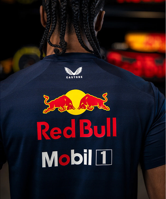 Red Bull Racing F1 Men's 2025 Team Setup T-Shirt- Navy