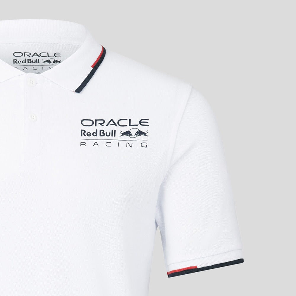 Red Bull Racing Core Polo Shirt Unisex – White