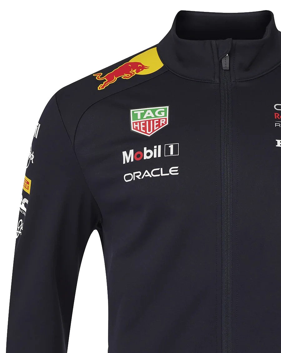 2025 Red Bull Racing F1 Mens Teamwear Softshell Jacket - Night Sky