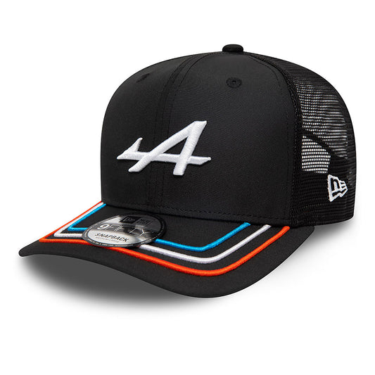 Alpine E Sports Black 9FIFTY Snapback Cap