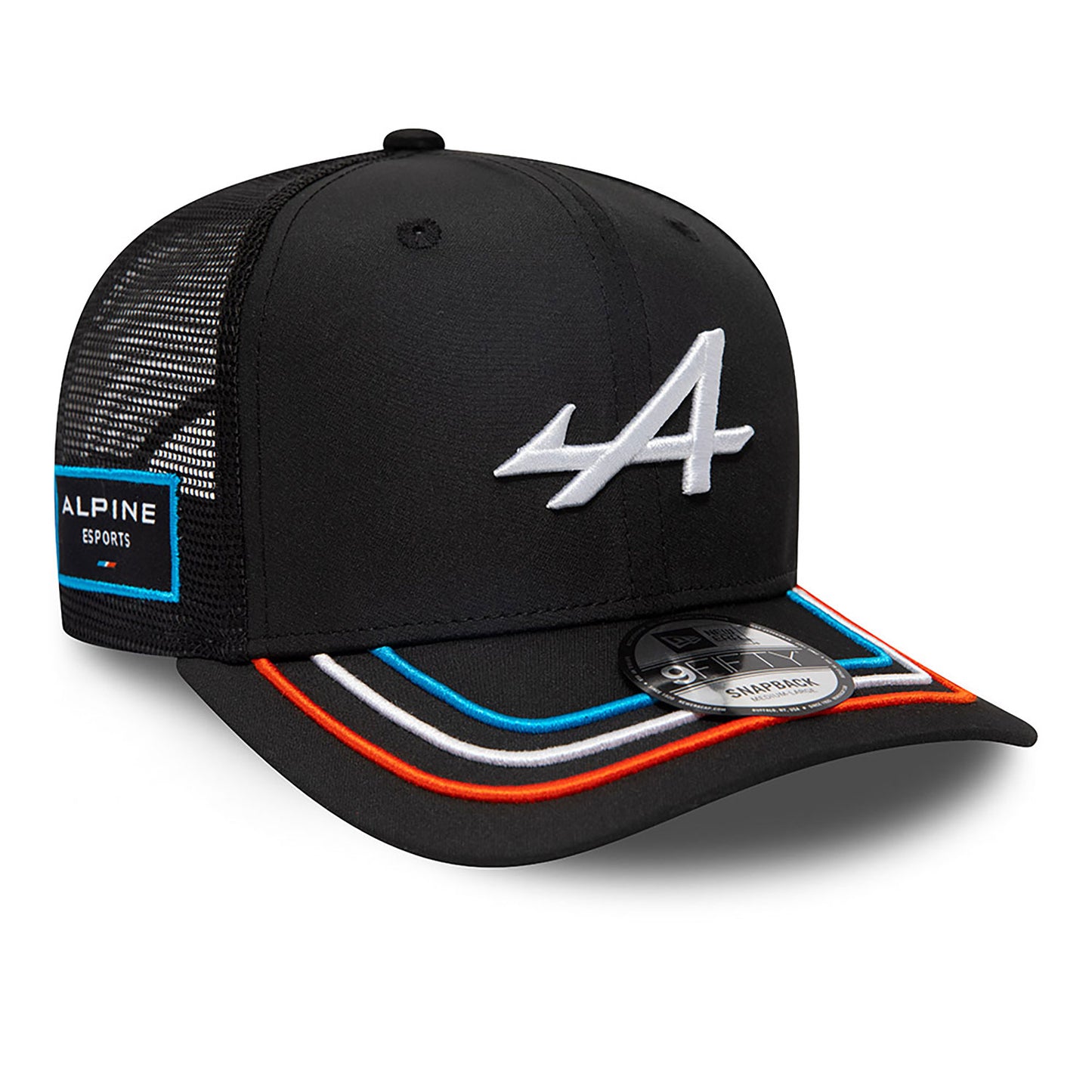 Alpine E Sports Black 9FIFTY Snapback Cap