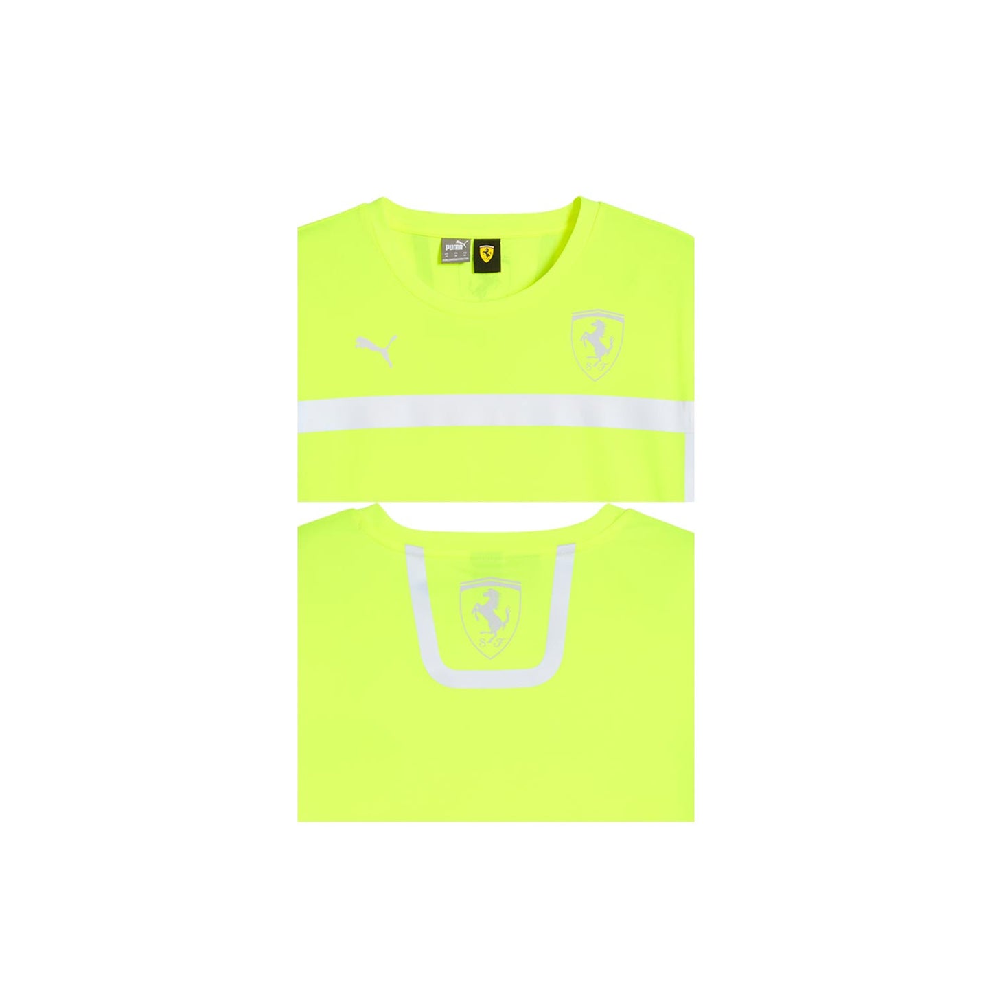 Scuderia Ferrari F1 Men's Reflective T-Shirt - Yellow
