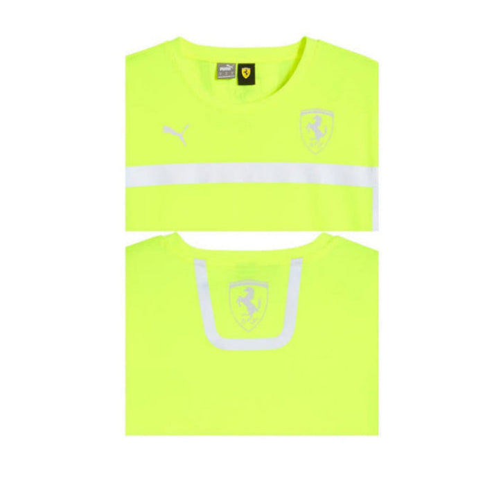 Scuderia Ferrari F1 Men's Reflective T-Shirt - Yellow