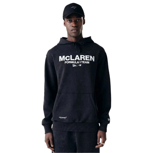 McLaren Racing Washed Pack Black Oversized Hoodie