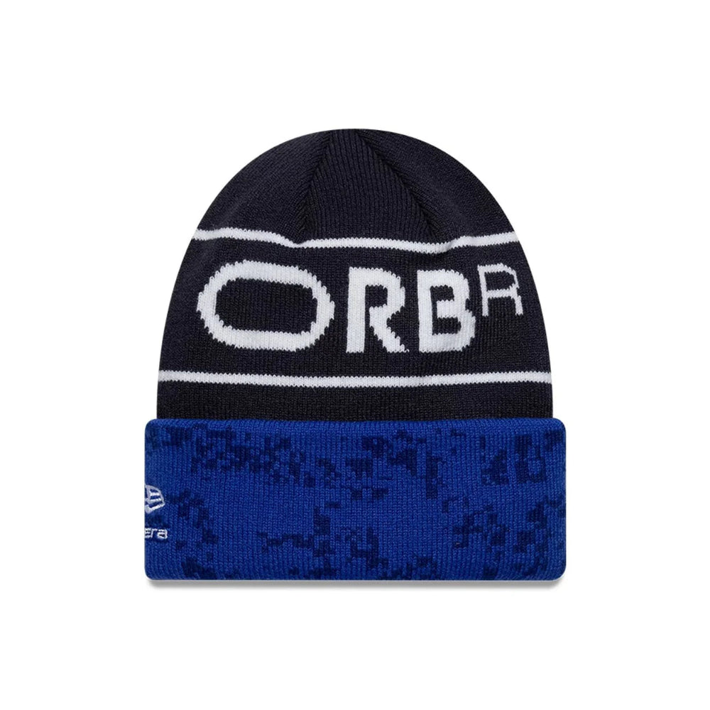 Red Bull Racing Youth Team Dark Blue Cuff Knit Beanie Hat - Kids