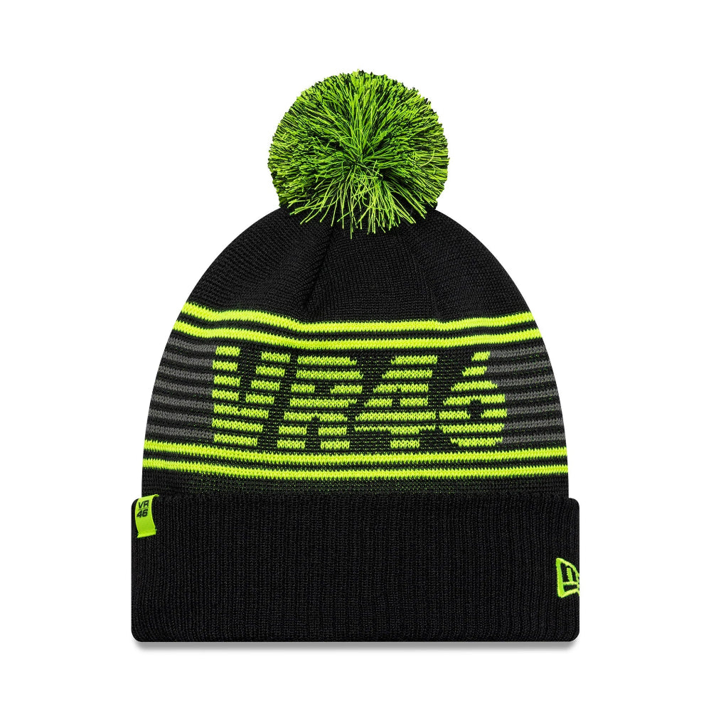 VR46 Recycled Sport Knit Beanie Adults - Black