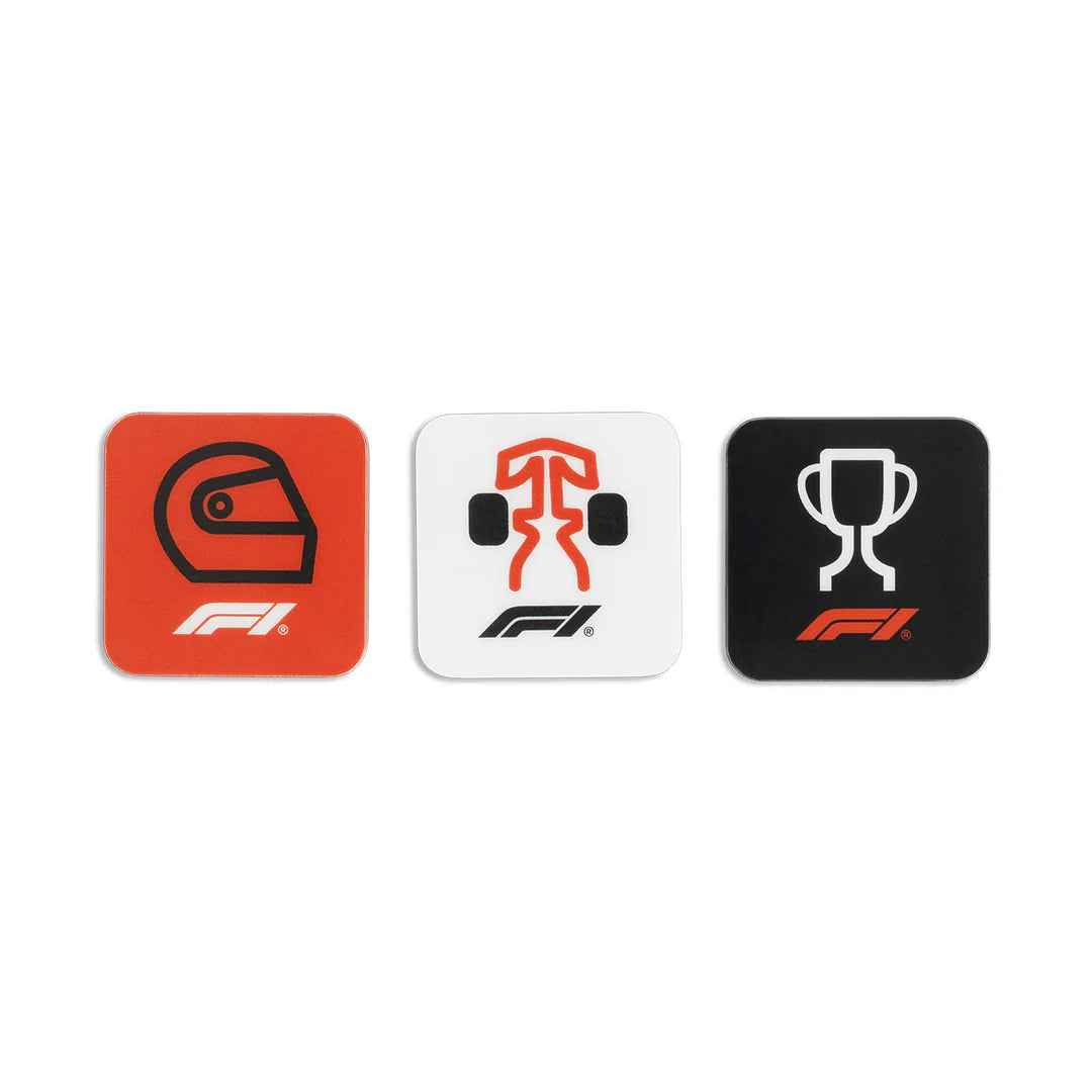 F1 Magnets 3 pack - Multicolor