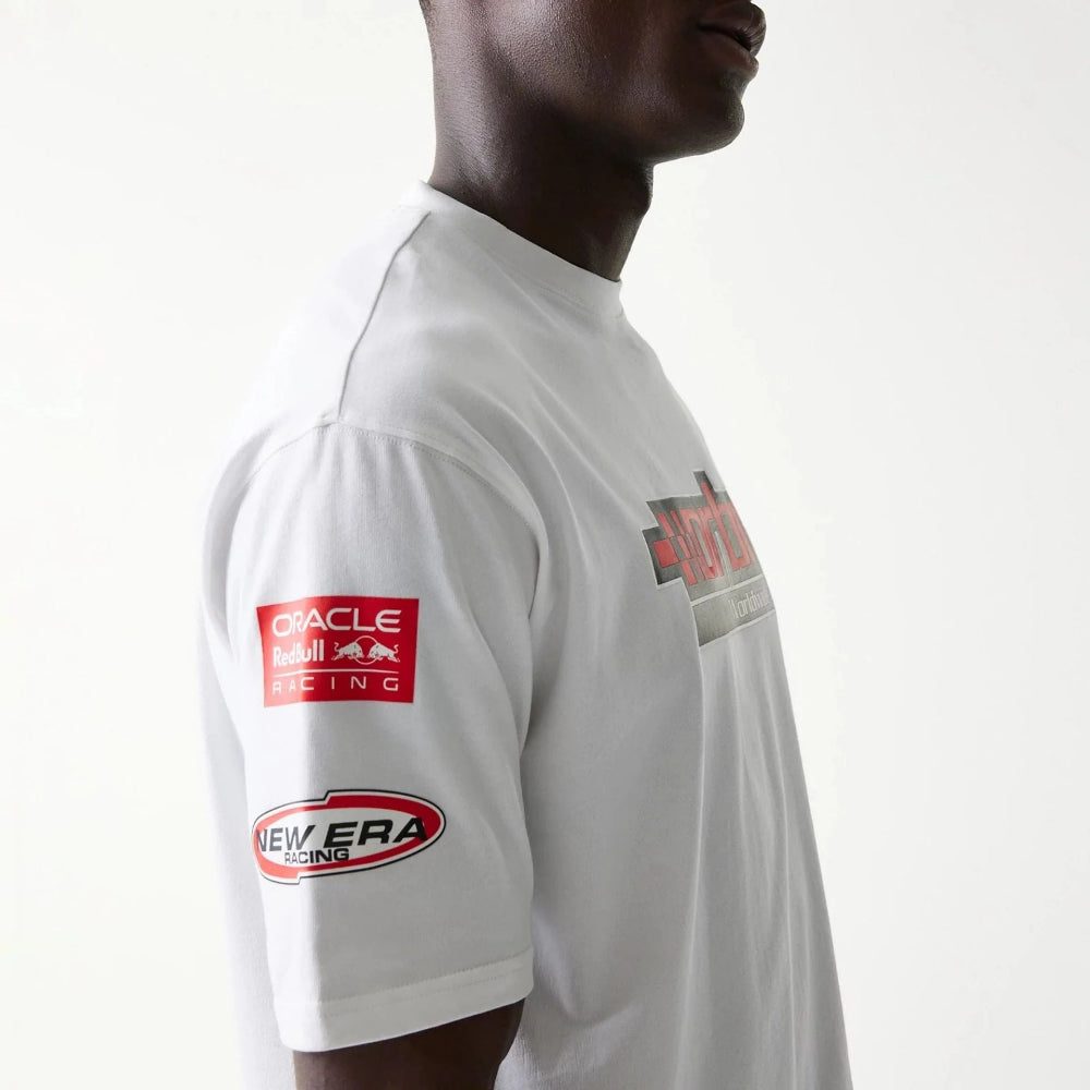 Red Bull Racing F1 Graphic Oversized Tee Adults - White