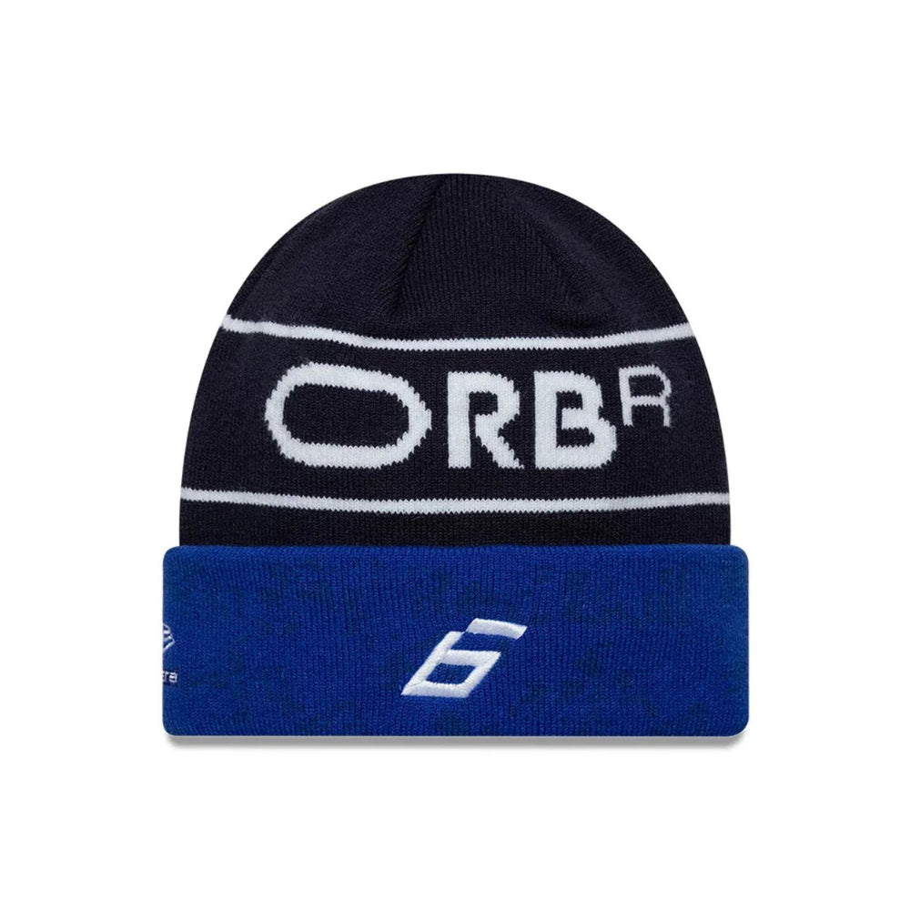 Red Bull Racing Replica Isack Hadjar Dark Blue Cuff Knit Beanie Hat