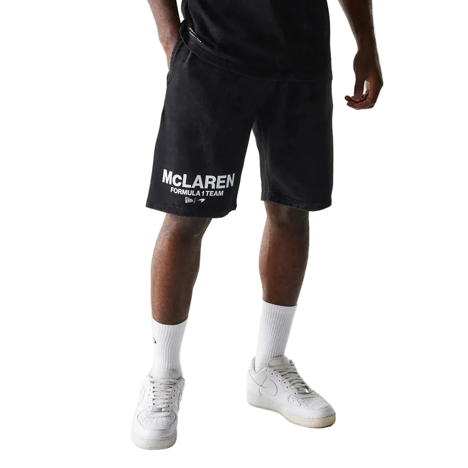 McLaren Racing Short Wordmark Black Oversized Shorts