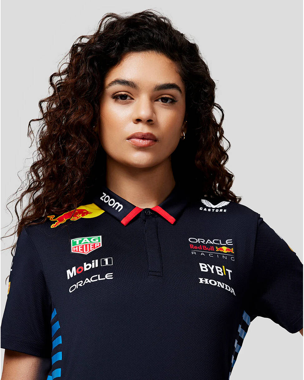 Red Bull Racing F1 Women's 2024 Team Polo Shirt - Navy