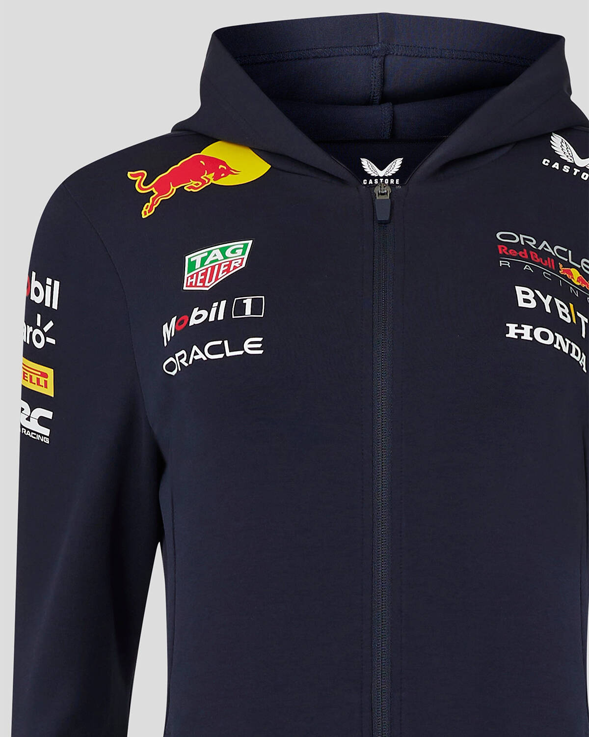 Red Bull Racing F1 Women's 2024 Team Full Zip Hoodie - Navy