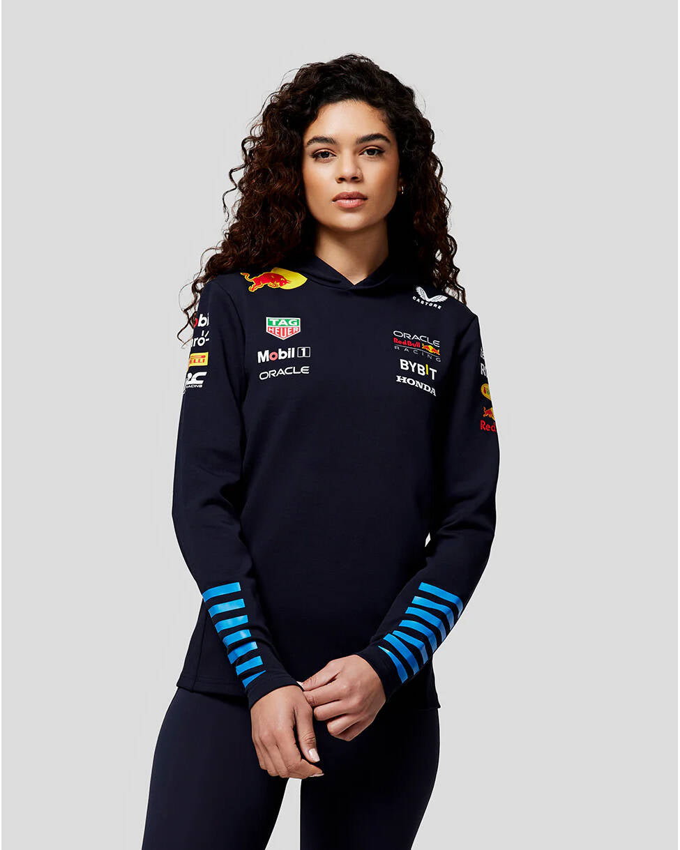 Red Bull Racing F1 Women's 2024 Team Pullover Hoodie - Navy