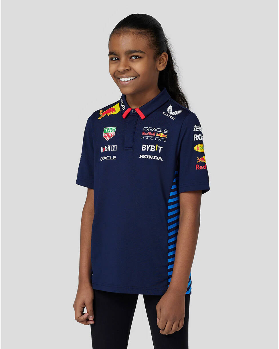 Kids 2024 Red Bull Racing Team Polo Shirt