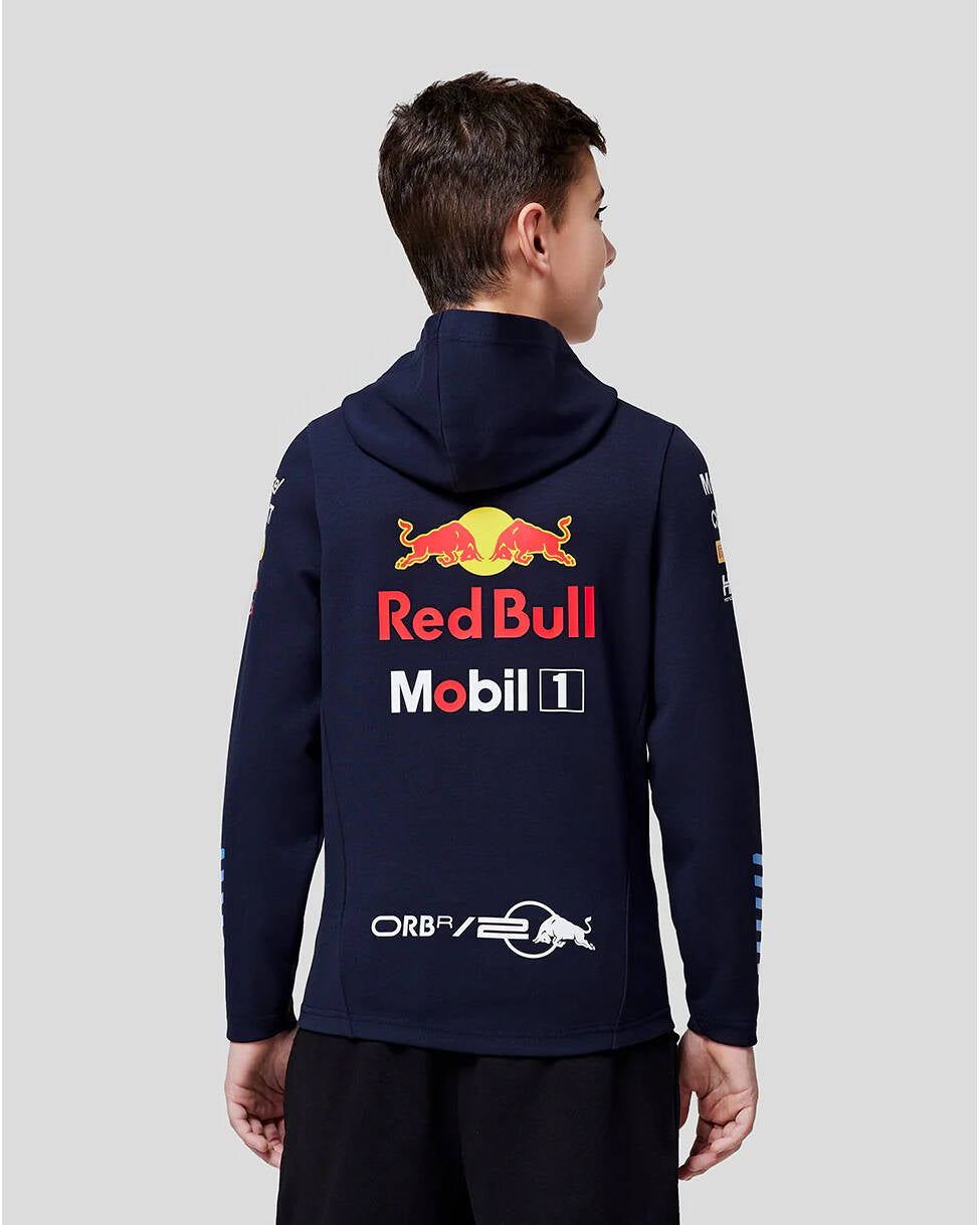 Red Bull Racing F1 Kid's 2024 Team Pullover Hoodie - Navy