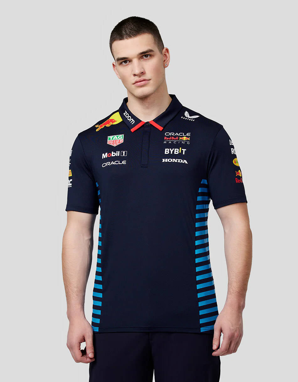 Red Bull Racing F1 Men's 2024 Team Polo Shirt - Navy
