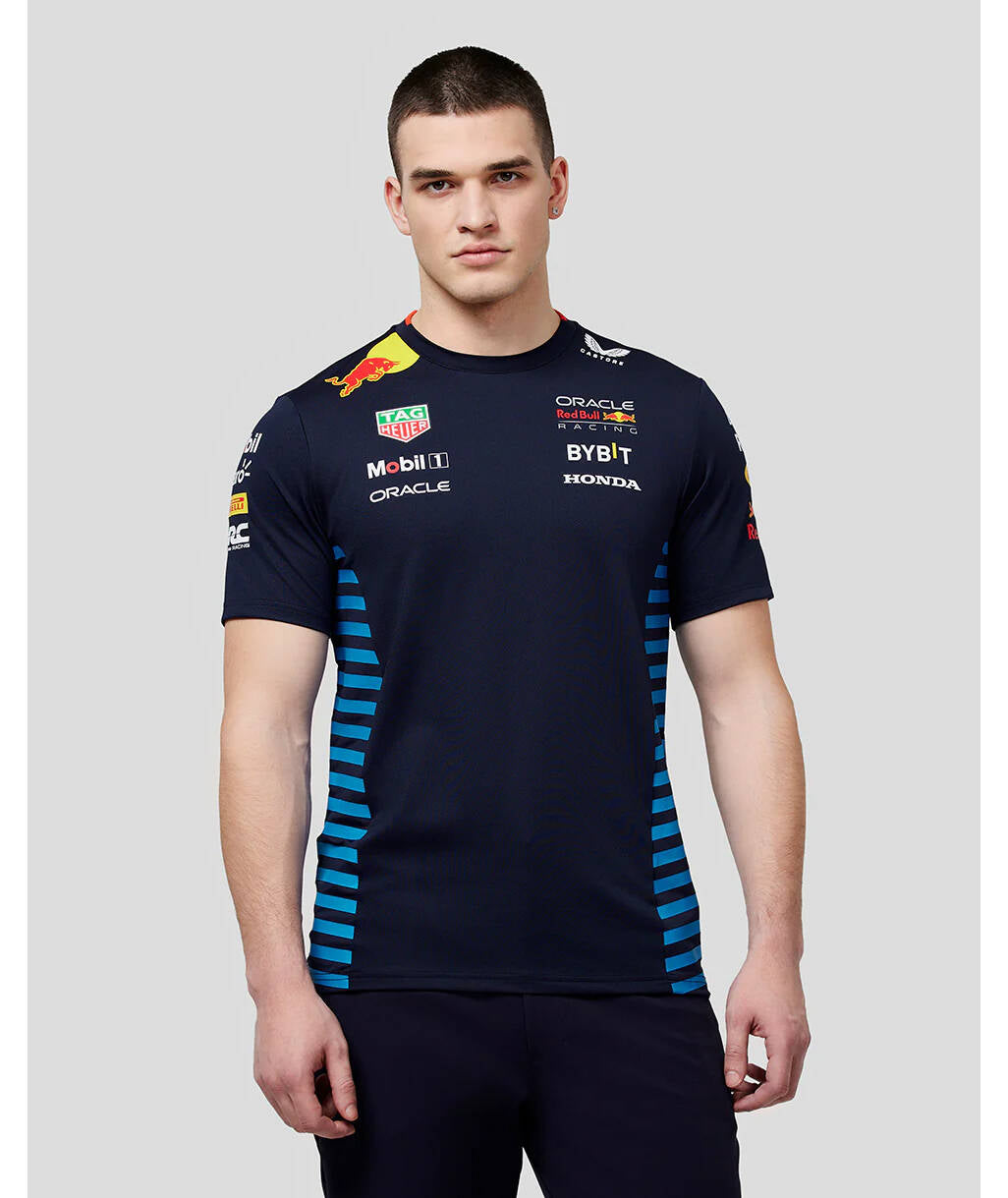 Red Bull Racing F1 Men's 2024 Team T-Shirt - Navy