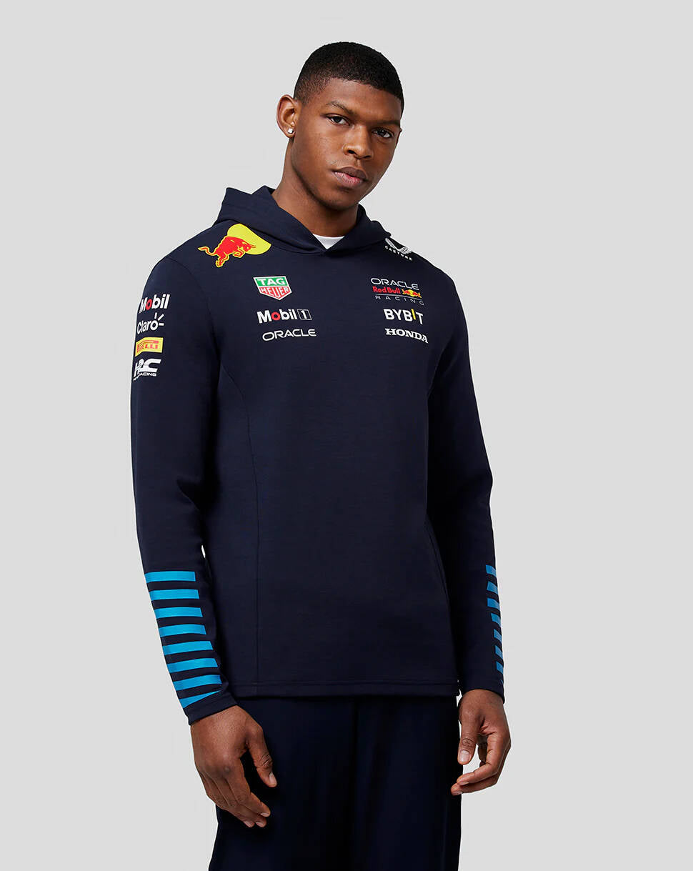Red Bull Racing F1 Men's 2024 Team Pullover Hoodie - Navy