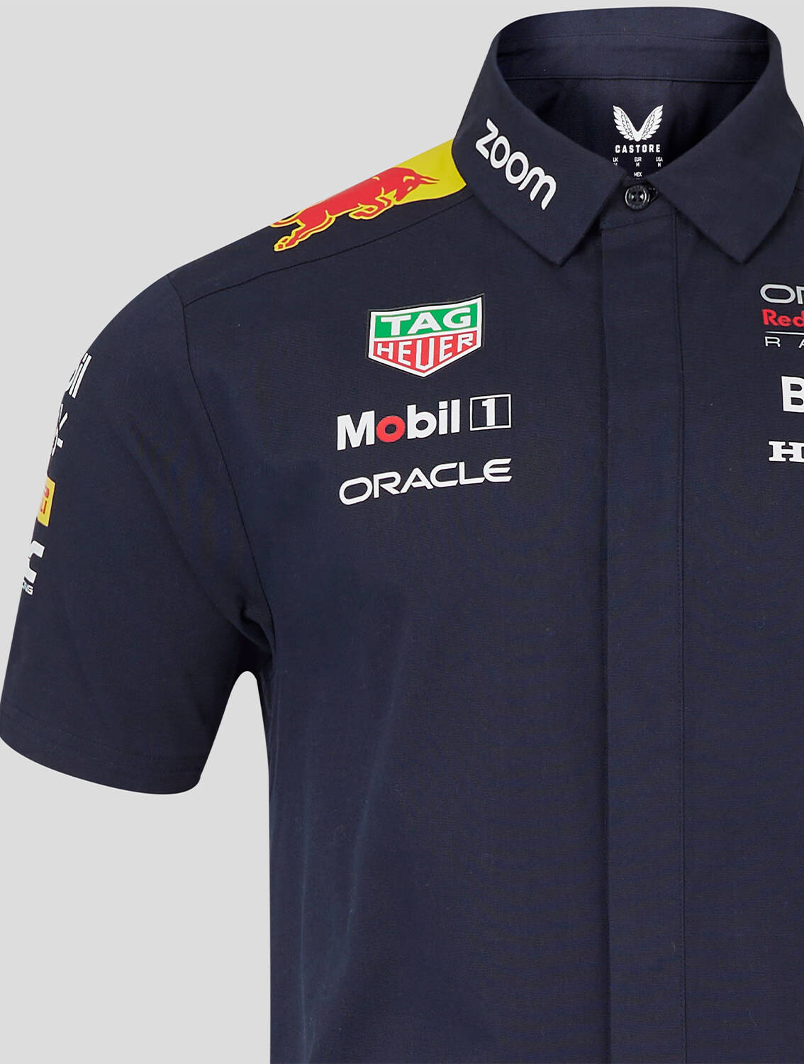 Red Bull Racing F1 Men's 2024 Team Button Down Shirt - Navy