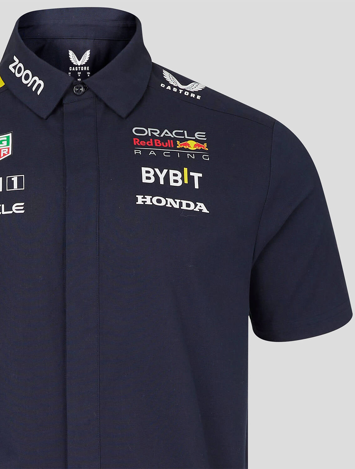 Red Bull Racing F1 Men's 2024 Team Button Down Shirt - Navy
