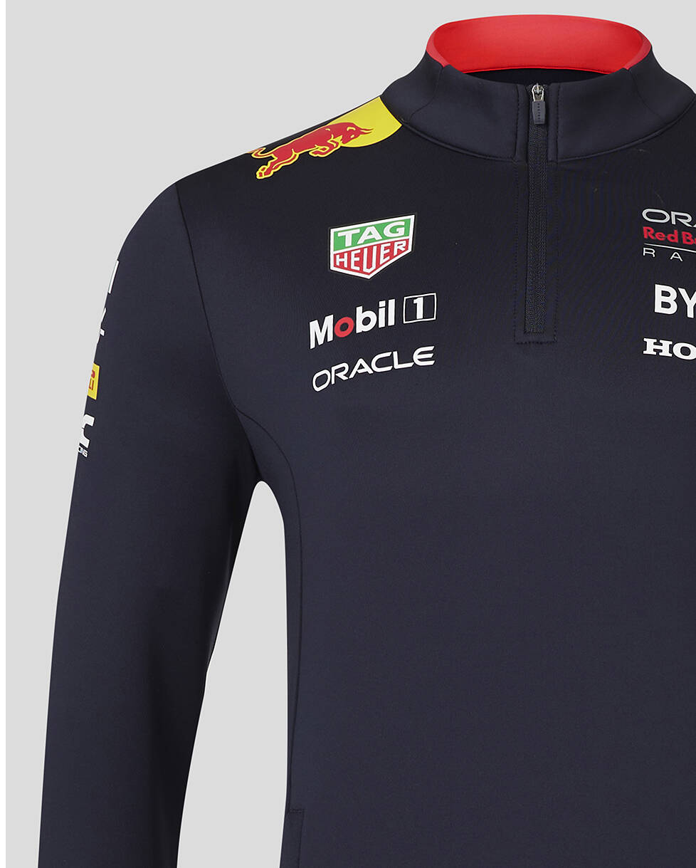 Red Bull Racing F1 2024 Team 1/4 Zip Mid Layer – Navy