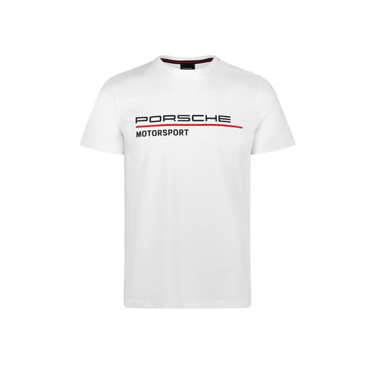 Porsche Motorsport Mens Logo T-Shirt White