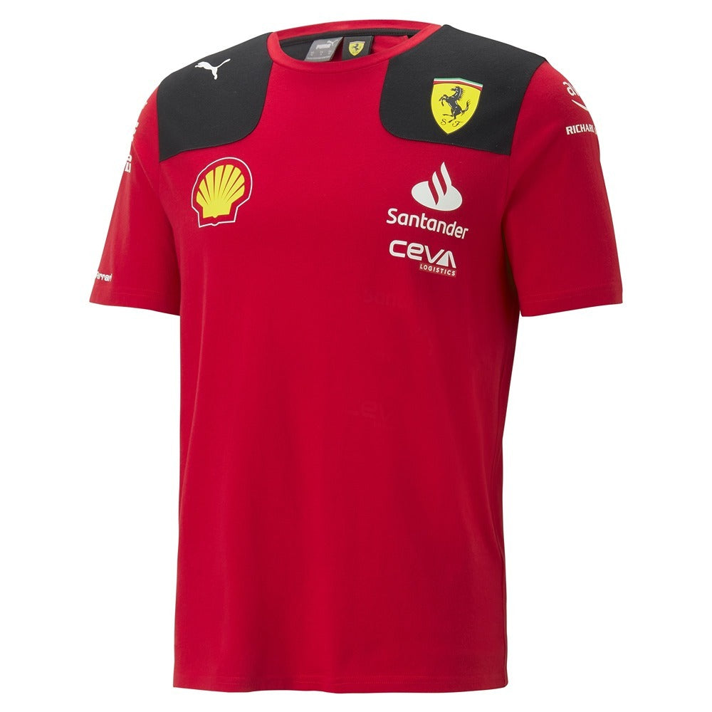 2023 Scuderia Ferrari Mens Team T Shirt Xcelerate Sport