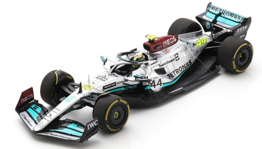 Mercedes-AMG Petronas F1 W13 E Performance #44 Belgium GP 2022 1:43 Scale