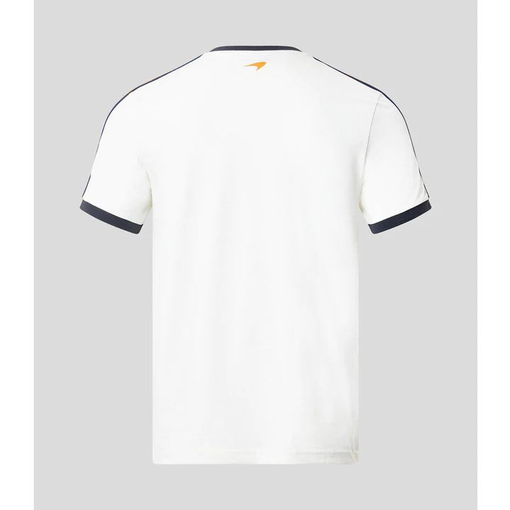 McLaren F1 Gulf Ringer Men's Taper T-Shirt - White