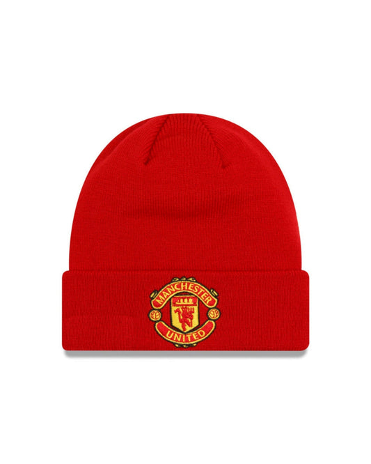 Manchester United FC Adults Red Cuff Knit Beanie