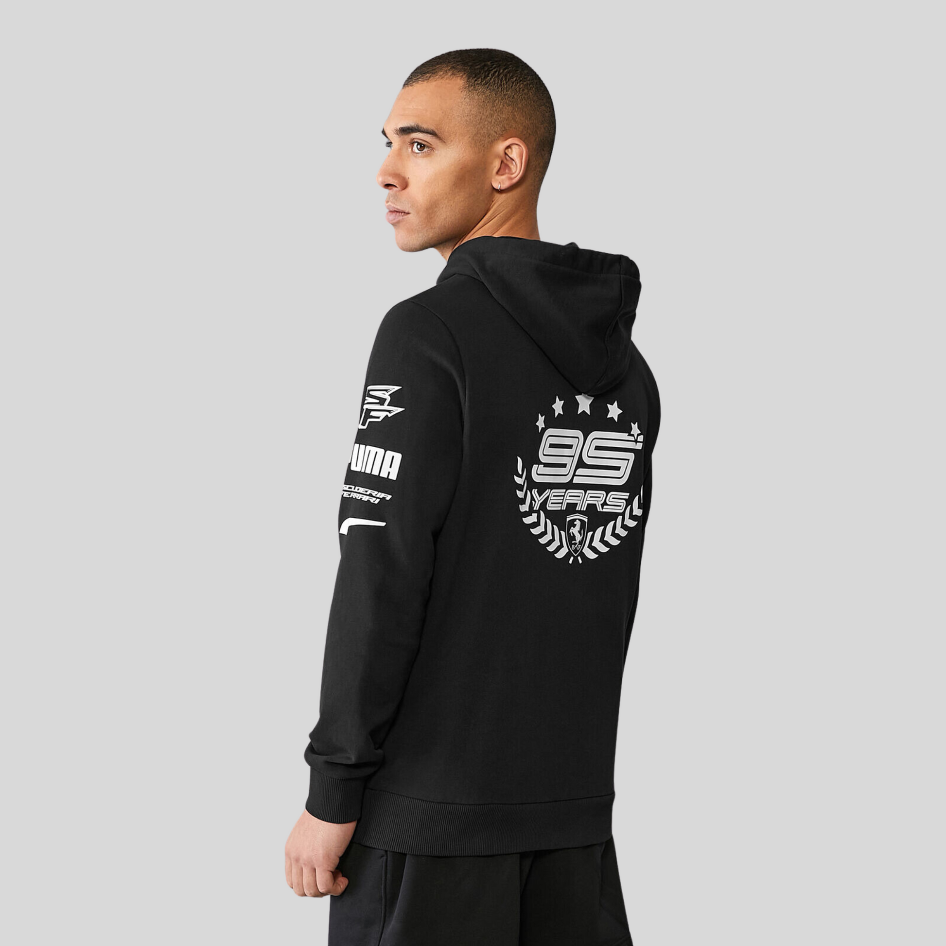 2024 Scuderia Ferrari F1 Men s Graphic Black Hoodie Xcelerate Sport