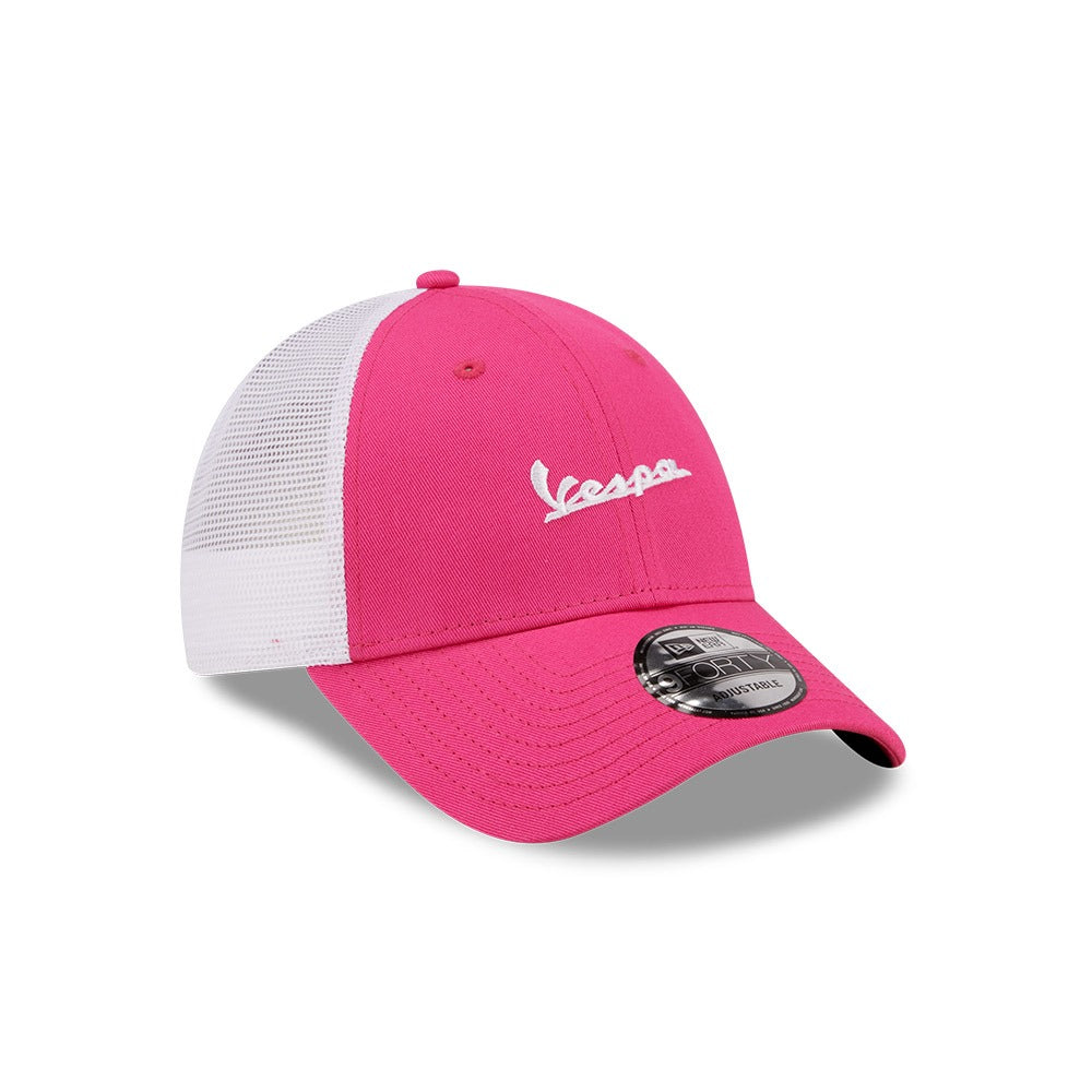 Vespa Essential Logo Pink 9FORTY Adjustable Cap