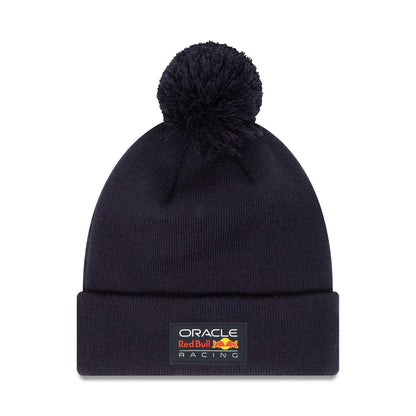 Red Bull Racing Essential Blue Bobble Knit Beanie