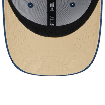 Chelsea FC Lion Crest All Over Print Blue 9FIFTY Stretch Snap Cap