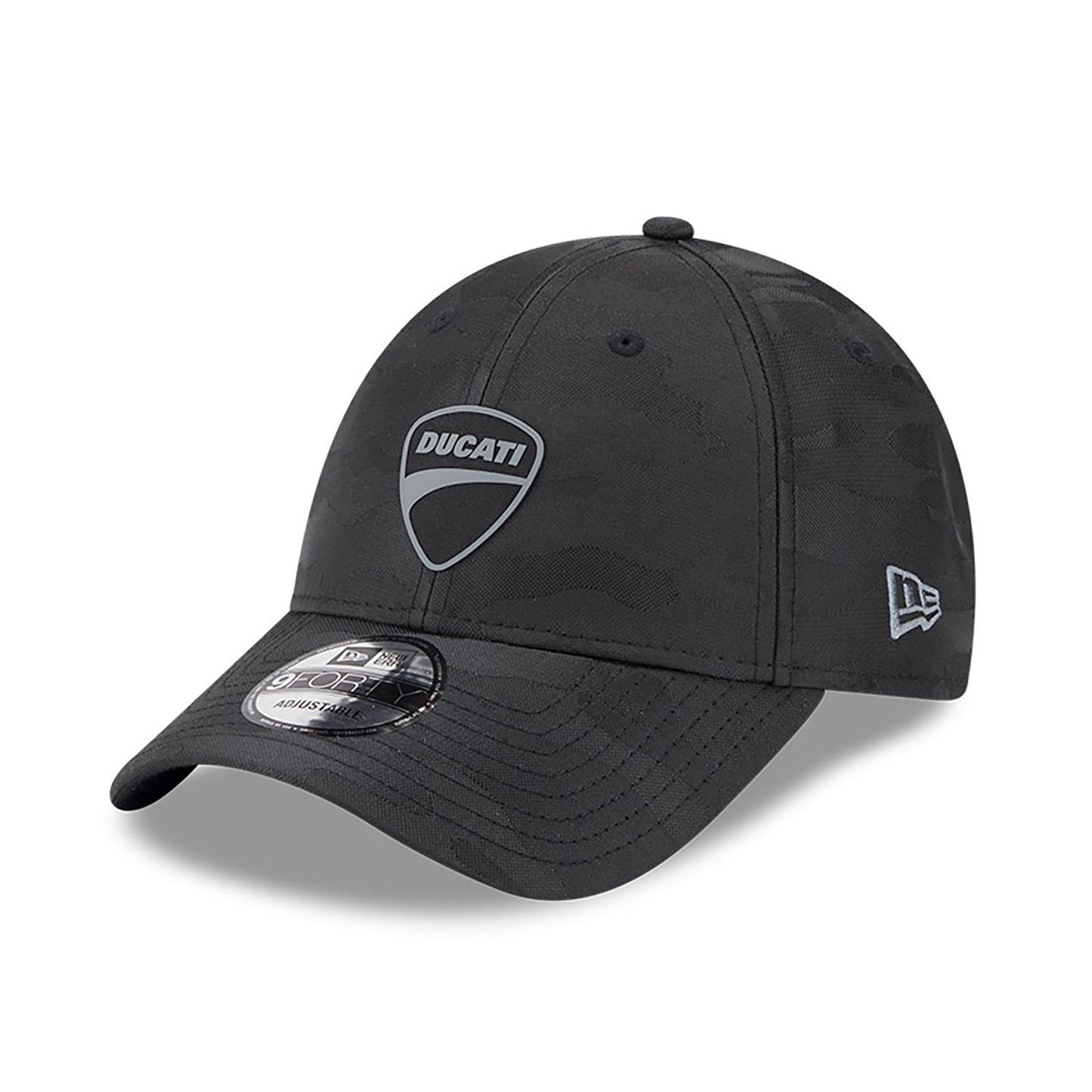 Ducati Motor Logo Black 9FORTY Adjustable Cap