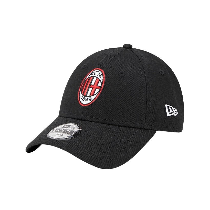 Kids AC Milan Black 9FORTY Adjustable Cap