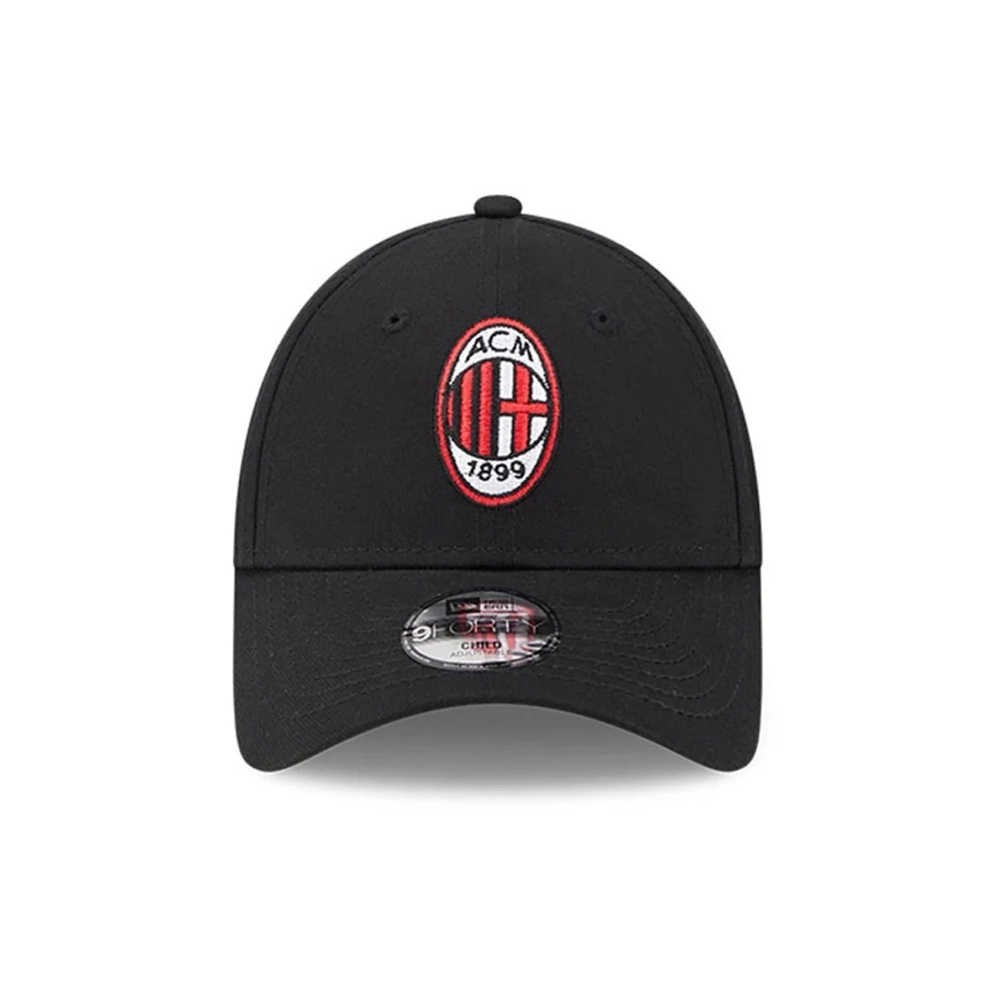 Kids AC Milan Black 9FORTY Adjustable Cap